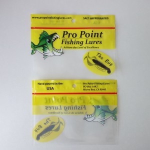 Sarjakuva läpinäkyvä pakkauspussi